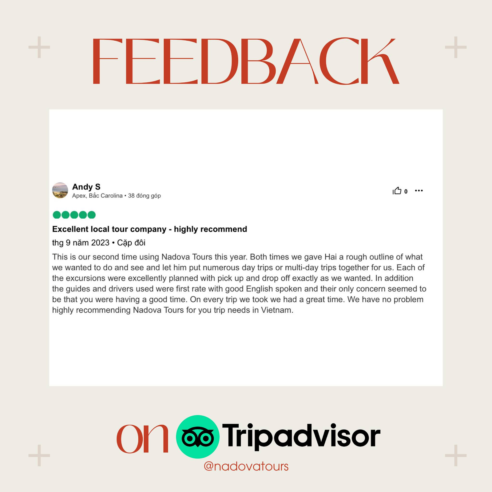 TripAdvisor's Review